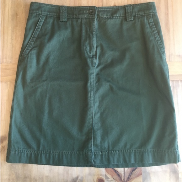 L.L. Bean Dresses & Skirts - L.L. Bean Dark Olive Green Skirt
